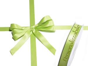 Personalized apple green ribbon