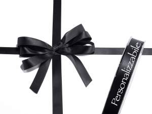 Personalized black ribbon