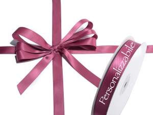 Personalized bordeaux ribbon