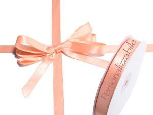 Personalized salmon colour ribbon