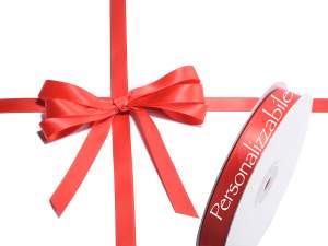 Personalized strawberry red ribbon