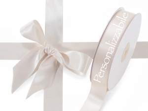 Personalized antique white ribbon