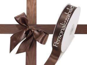 Personalized brown ribbon