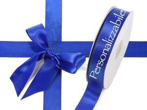 Personalized royal blue ribbon
