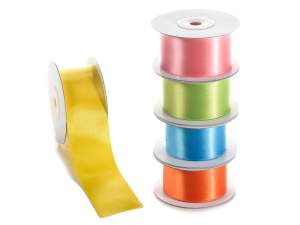 Wholesale satin ribbon rainbow