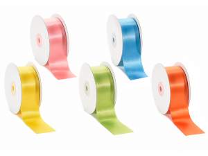 Wholesale satin ribbon rainbow