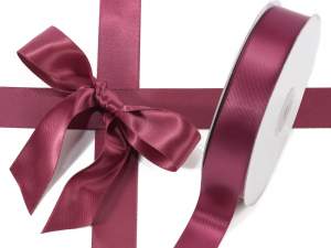 Satin ribbon burgundy