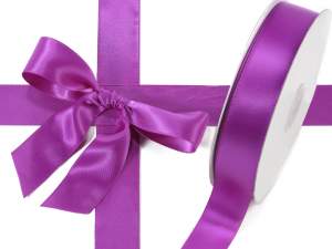Satin ribbon purple
