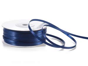 Satin ribbon blue