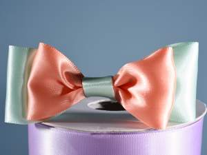 Wholesale satin ribbon watercolor