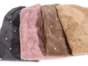 Ingrosso scalda collo eco pelliccia