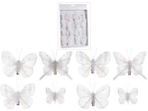 Ingrosso farfalle decorative piume