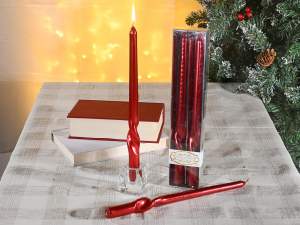 Candele a stelo torchon natale ingrosso