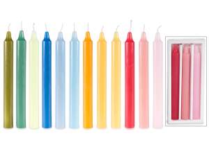 ingrosso candele stelo colorate