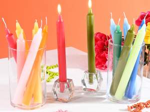 ingrosso candele stelo colorate