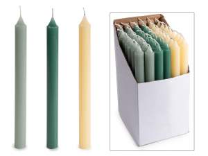 grossista candele stelo colori naturali