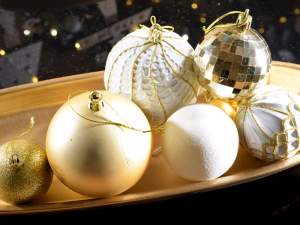 Ingrosso palline oro albero