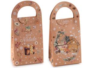 Grossista sacchetto carta Natale