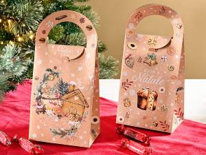 Grossista sacchetto carta Natale