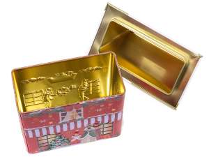 inrgosso scatola dolci a casetta di natale