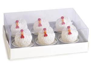 Ingrosso candela gallina pasqua