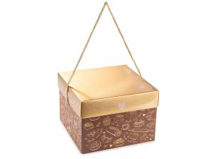 ingrosso scatola portapanettone natale