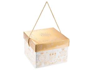 Ingrosso scatola carta panettone Natale