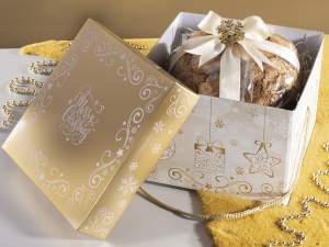 Ingrosso scatola carta panettone Natale