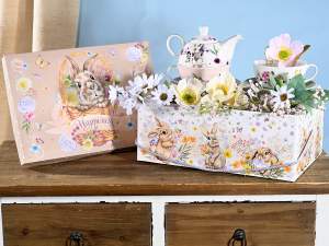 ingrosso scatola dolci pasquali colomba con manico