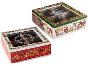 ingrosso scatola per tè di natale