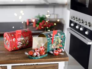 Ingrosso scatola alimentare metallo Natale