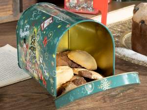 Ingrosso scatola alimentare metallo Natale