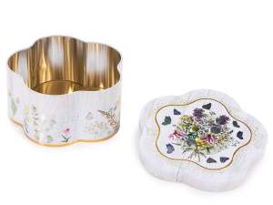 ingrosso barattolo fiore metallo