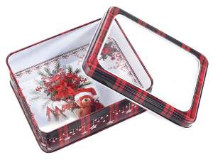 Grossista scatola natale metallo