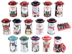 Grossisti scatole decori Natale metallo