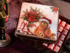 Grossista scatola natale metallo