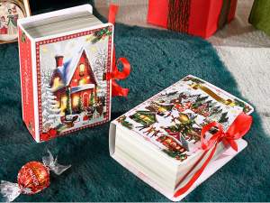 Ingrosso scatola libro Natale