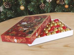 ingrosso scatola regalo carta natale