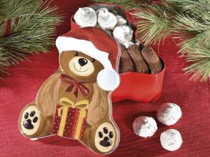 ingrosso scatoline babbo natale metallo
