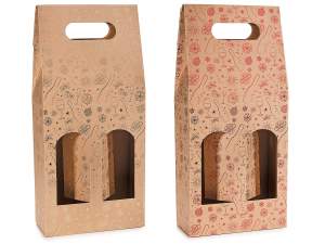 Ingrosso scatola bottiglie finestre