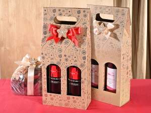 Ingrosso scatola bottiglie finestre