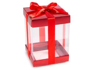 ingrosso box regalo pvc coperchio