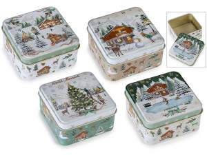 ingrosso scatola alimentare natale