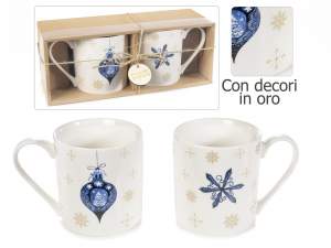 Grossisti tazze porcellana decorata oro