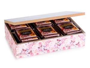 Grossisti scatola te tisane legno fiori