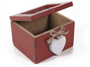 Grossista scatola tè spezie pendente cuore