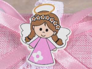 Grossista bomboniere scatole stoffa bambine