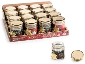 wholesale christmas candle glass jar