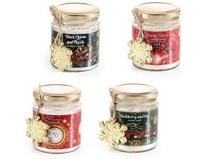 wholesale christmas candle glass jar