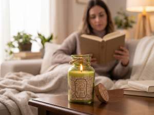 wholesale scented candles glass bottle